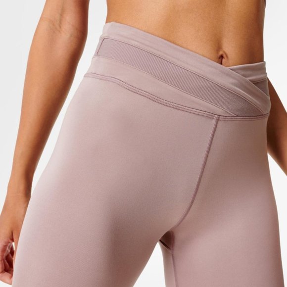 Sweaty Betty - All Day Wrap Waist Legging - Dusty Pink XXS or S - Picture 5 of 5